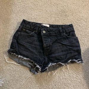 BDG Urban Outfitter black denim shorts